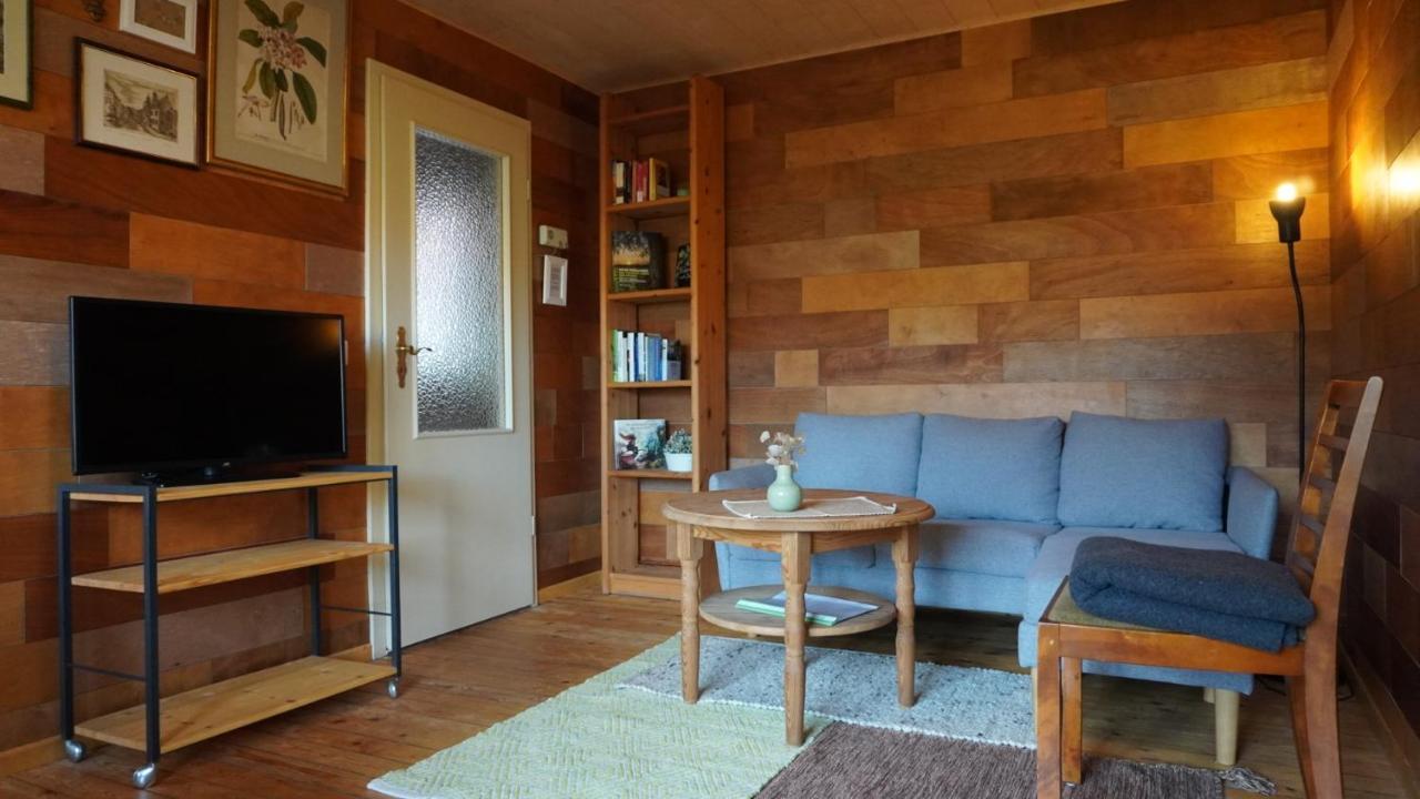 Ferienwohnung Hütte mit Herz im Harz Meisdorf Exterior foto