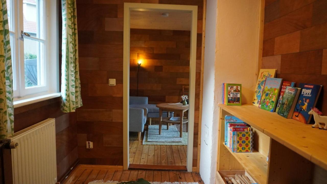Ferienwohnung Hütte mit Herz im Harz Meisdorf Exterior foto