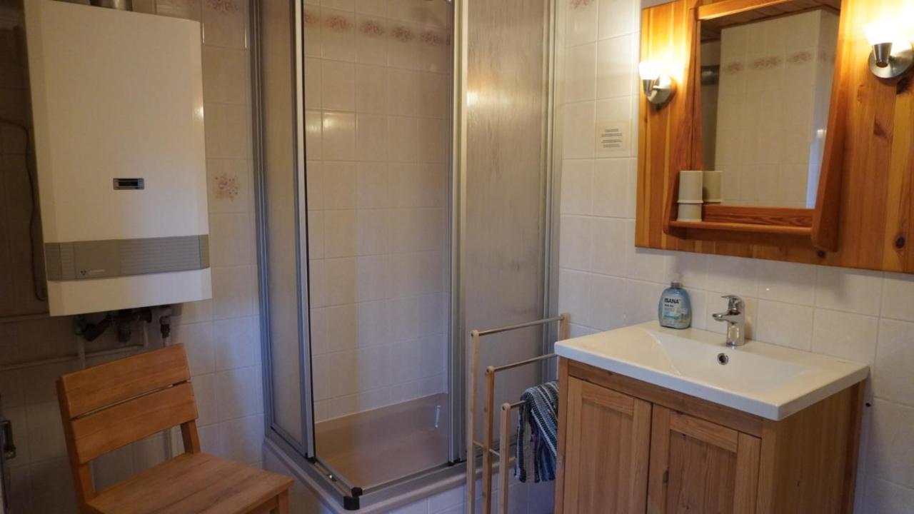 Ferienwohnung Hütte mit Herz im Harz Meisdorf Exterior foto