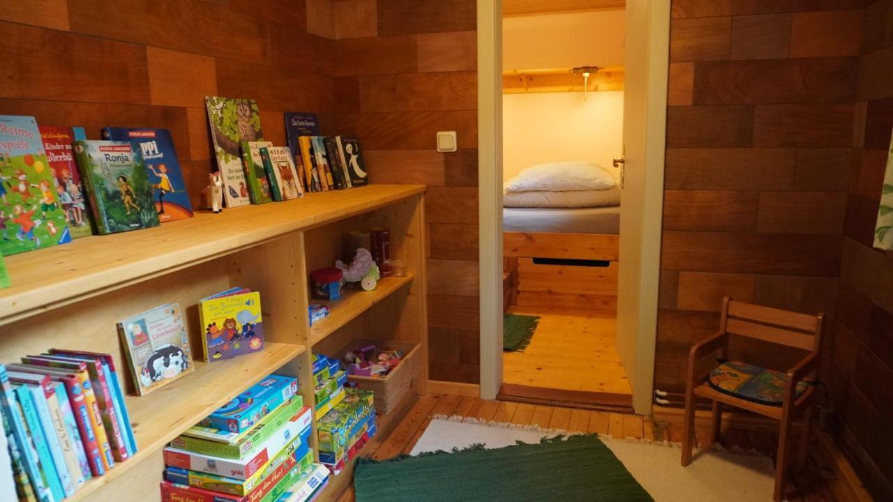 Ferienwohnung Hütte mit Herz im Harz Meisdorf Exterior foto